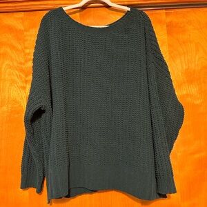 Forest green knit sweater